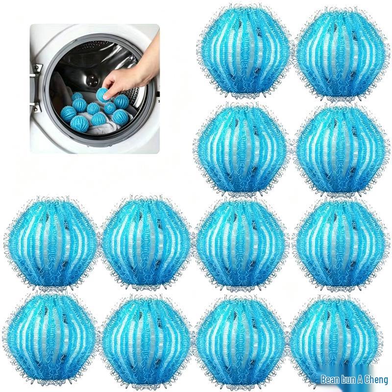 Nylon Laundry Balls: Lint & Hair Remover, Anti-Tangle for Small & Large Loads.