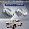 Car Upgrade Chrome Rearview Decoration Accessories Plated For Nissan Navara NP300 D23 2015 2016 2017  Door Mirror Cover Trim