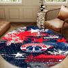 Washington basketball Stars Round mat, Anti-slip Circle Carpet Chair rug For livingroom,Bedroom, doormat home decor Gift Christmas Gifts