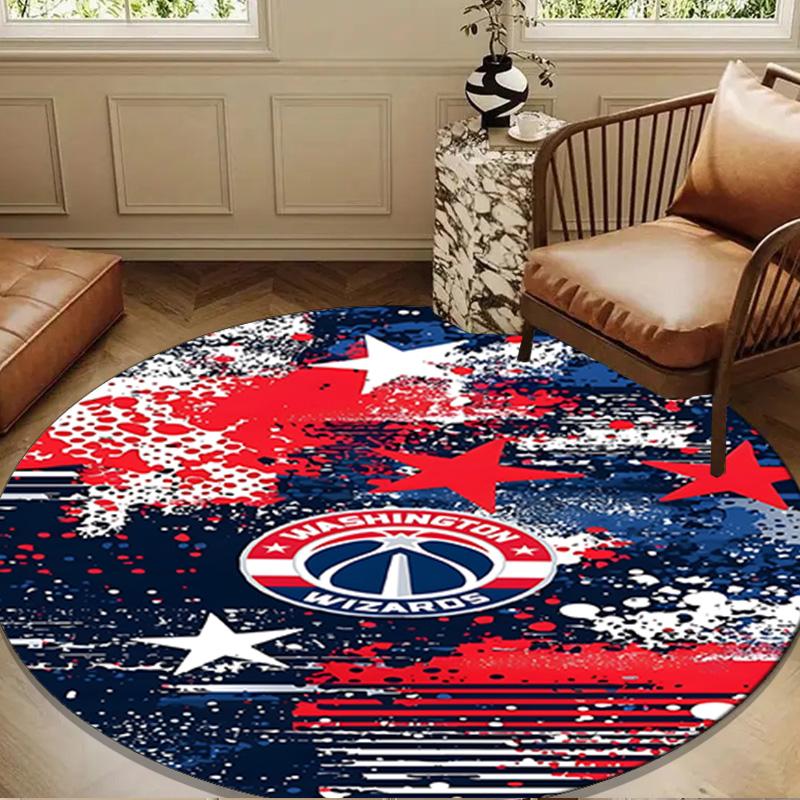 Washington basketball Stars Round mat, Anti-slip Circle Carpet Chair rug For livingroom,Bedroom, doormat home decor Gift Christmas Gifts