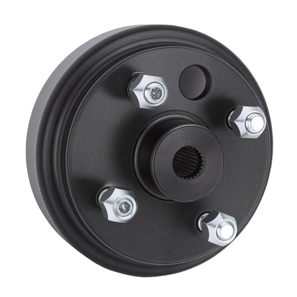 Golf Cart Brake Drum Hub Assembly 19186 G1 High Strength Material Replacement for EZGO 2 Cycle Gas 1982 1993