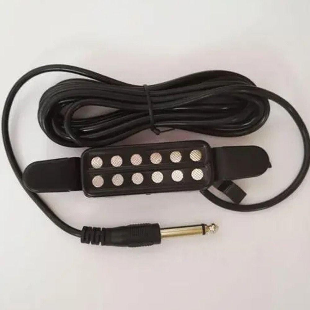 Audio Cable Sound Hole Pickup Acoustic Guitar Parts Magnetic Transducer Audio Connecting Cable