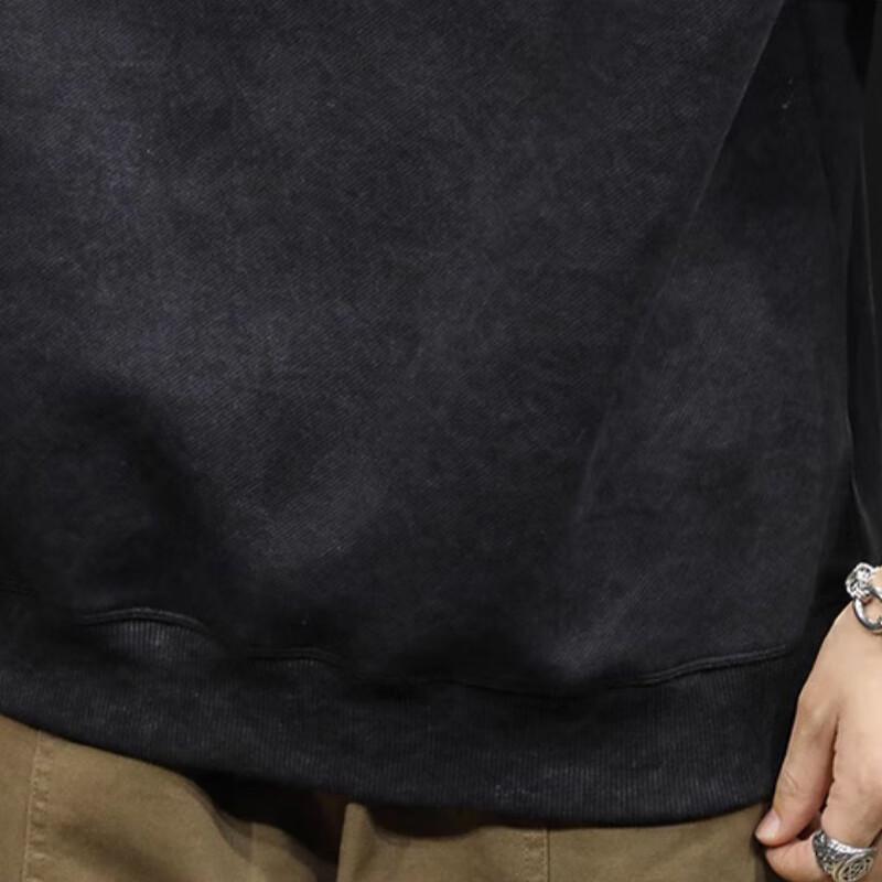 Playboy Men's Casual Loose Fit Mock Neck Sweatshirt