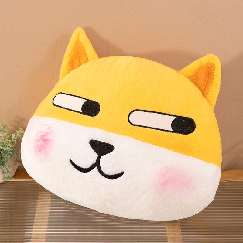 

Shiba Inu Emoji Plush Pillow – Cute Dog Head Toy for Bed or Birthday Gift 40cm 0.5kg