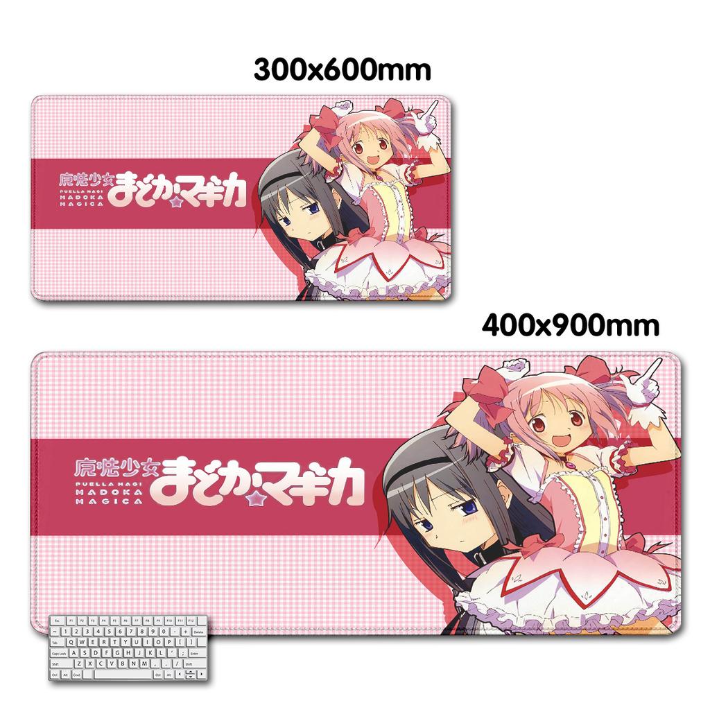 Puella Magi Madoka Magica Office Accessories Gaming mouse pad Mat mousepad Anime Pc Gamer Computer Table Desk Mats Mause Pads