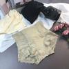 Lace Flower Slimming Shapewear Ice Slik Butt Lifting Panties Body Shaping Underpants  Daily