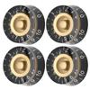 4 Stück Zylinderknöpfe E-Gitarren Lautstärkeregler Potentiometer für LP Gerader Zylindertyp