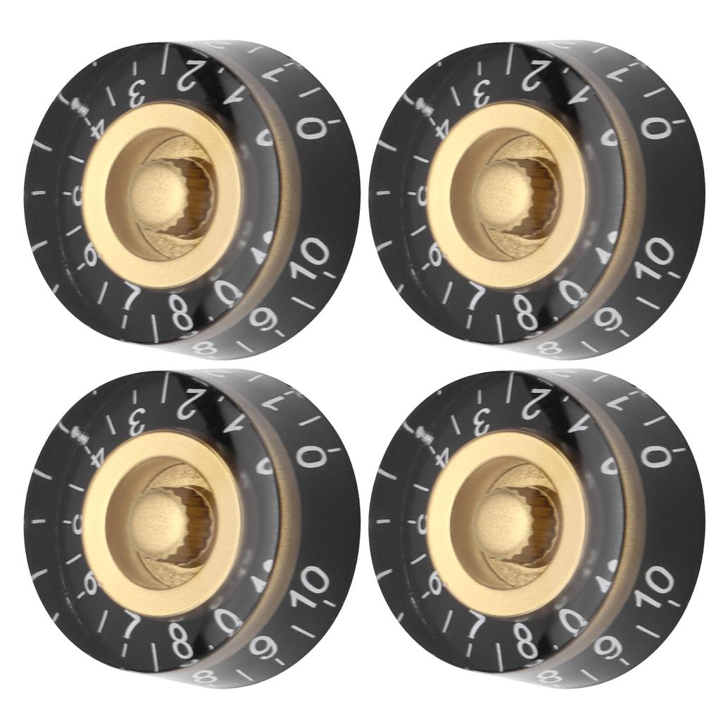 4 Stück Zylinderknöpfe E-Gitarren Lautstärkeregler Potentiometer für LP Gerader Zylindertyp