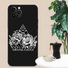 Band C-Crystal C-Castles Phone Case For Apple iPhone 15,14,13,12,11,XS,XR,X,8,7,Pro,Max,Plus,mini Silicone Black Cover