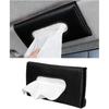 Car Visor Tissue Holder, Vehicle Sun Visor Backseat Napkin Case Mount with Tissues Refill, Automotive Interior Disposable Masks Holder, Universal for