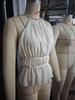 2026 Chiffon Pleated Halter Top with Open Back Lace-up Design