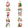 Merry Christmas Hanging Flag Porch Door Banner Santa Claus Snowman for Home Ornaments Door Decoration Supplies New Year Decor
