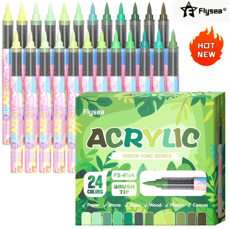 24-Color Marker Set, Suitable for Various Materials. It Offers Rich, Vibrant Colors, Making It an Ideal Choice