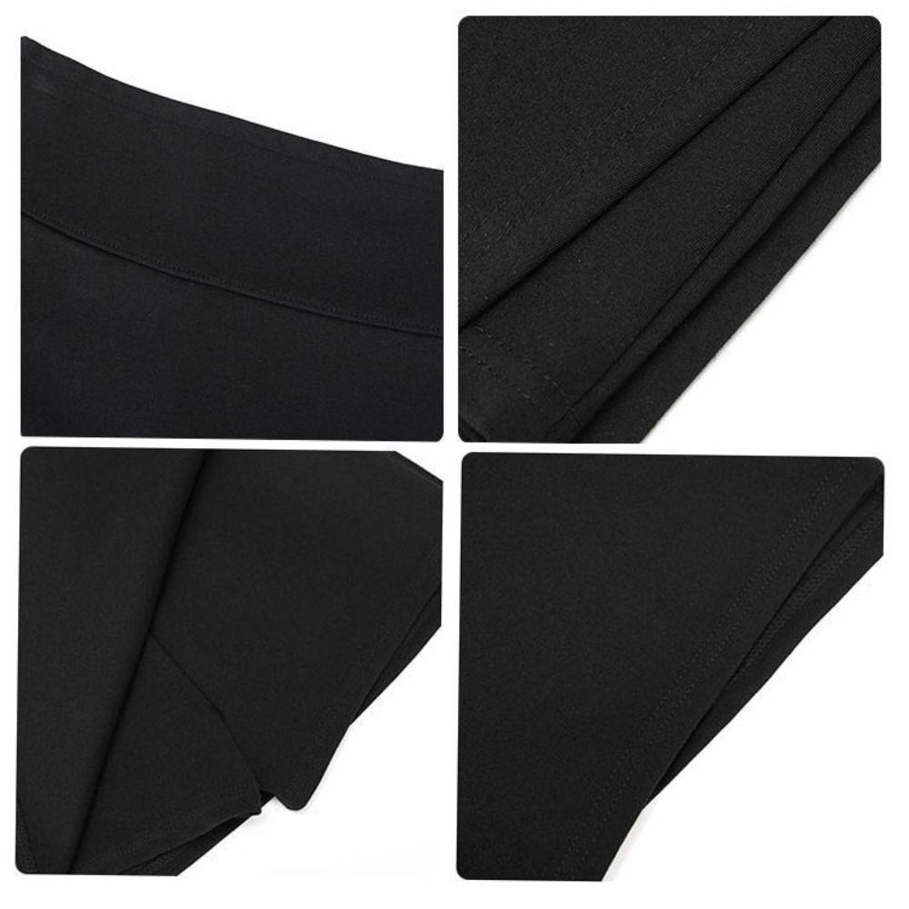 Y2K Mini Shorts Skirt Side Slit Skirt with Safety Shorts Fashion Women's A-line Culottes Club