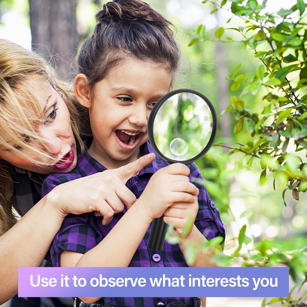 10x and 30x magnification handheld easy to 75mm convenient size for reading magnifier, large, see, lightweight, simple, diameter,