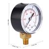 Pressure Gauge 50mm  1/8 BSPT Bottom Connection for  Water Oil Gas