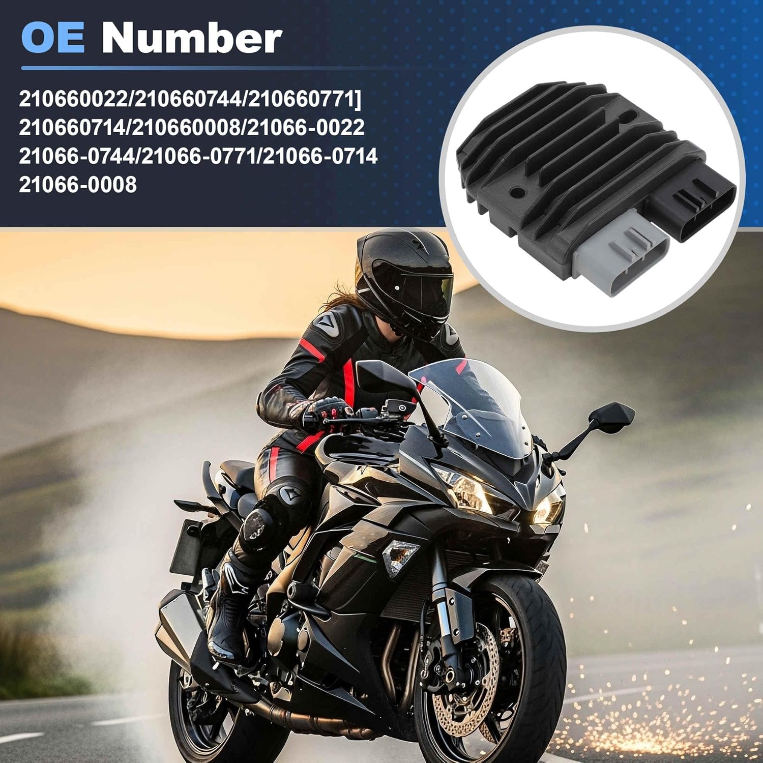

Регулятор-випрямляч напруги для Kawasaki TERYX 800 750 Brute Force 750 Concours 1400 GTR 1400 Ninja 1000 1400,
