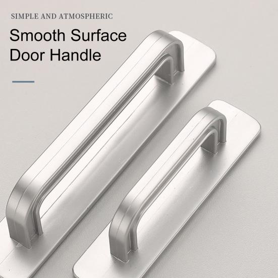 Schrankgriff Einfache Montage Kein Bohren Klebende Rückseite Glatter Ergonomischer Griff Schiebetüren Kleiderschränke Schubladen Griff