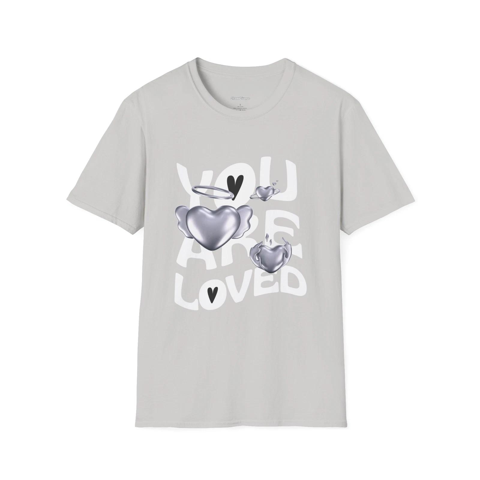 You Are Loved Unisex T-Shirt - Positive Vibes Tee, Inspirational Apparel, Gift 2XL