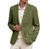 Herren Business Casual Langarm Revers mit Kerbe Dekorative Tasche Anzugjacke für Frühling und Herbst