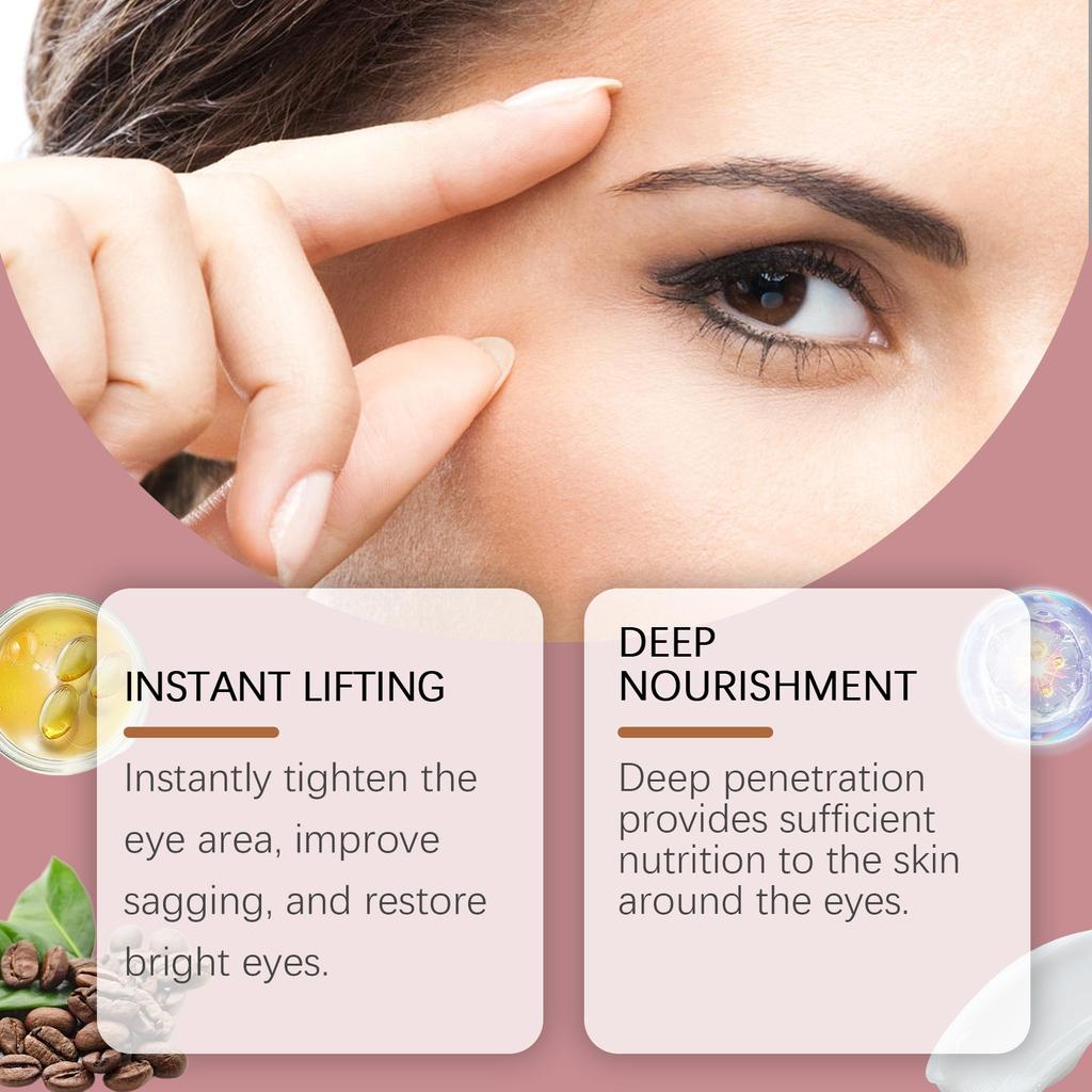 Retinol Eye Cream Lifts, Tightens, Lightens Wrinkles, Tightens Eyes Ball Massage, Beautifies Eyes