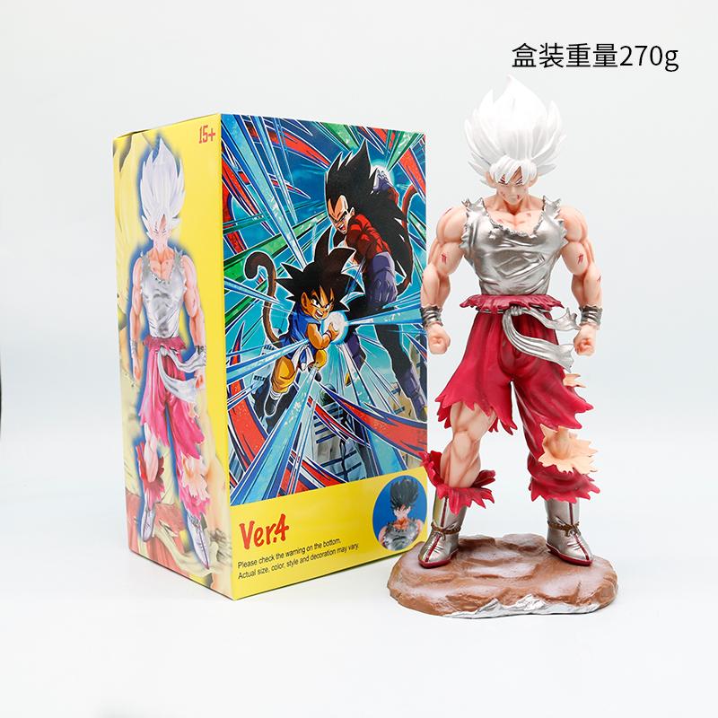 28cm Dragon Ball Z Figure Goku Anime Figures Super Saiyan Goku Gk Statue Gokou PVC Model Toys Doll Collectible Gifts