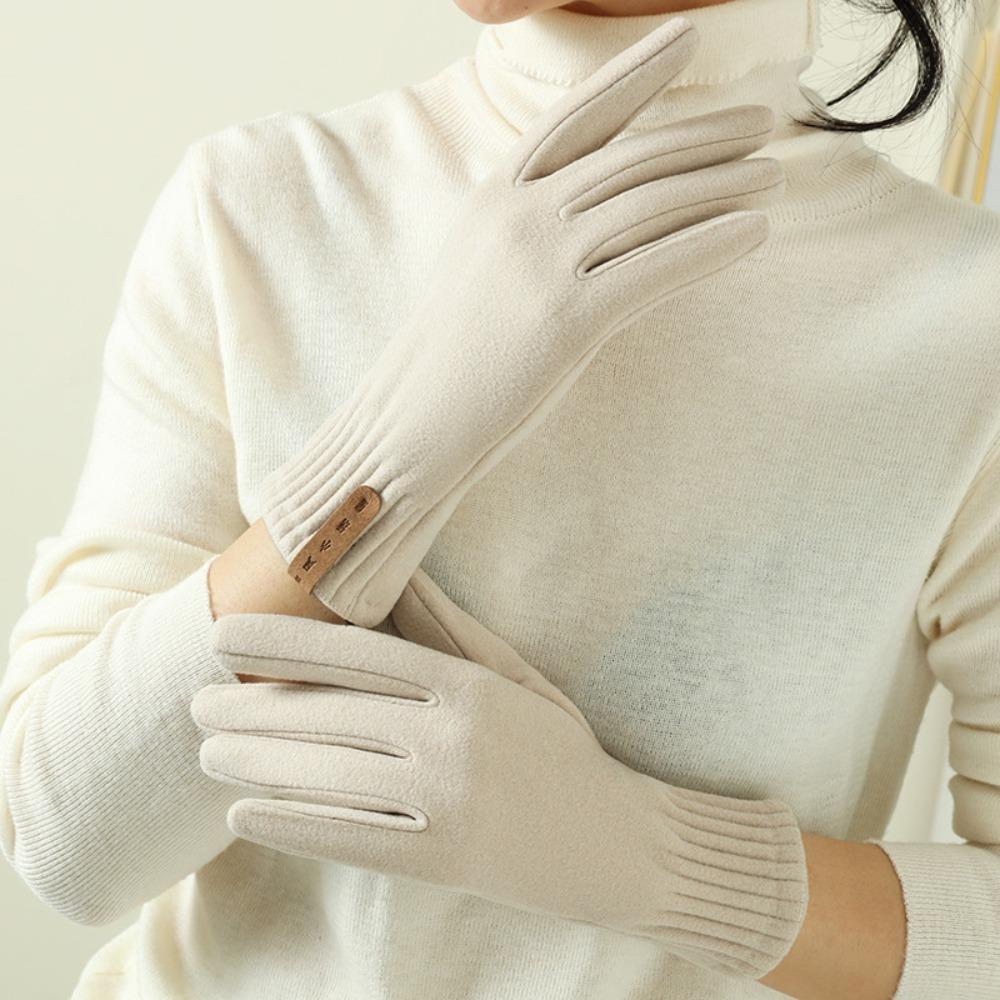 Touchable Screen Touch Screen Gloves Warm Driving Mittens New Full Finger Gloves  Outdoor Sports