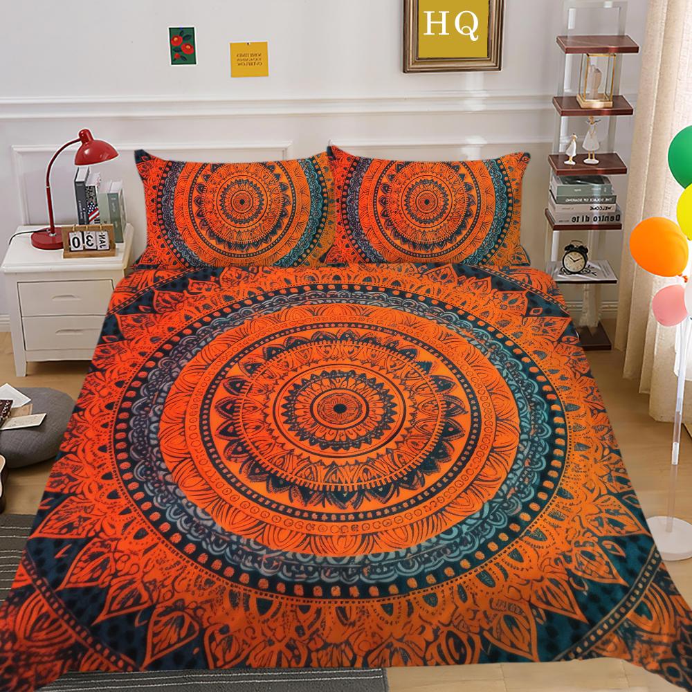 Set de lenjerie de pat cu imprimare 3D Datura Husă Cuverturi de pat din poliester Cuvertură de pat de lux pentru fete lenjerie de pat moale pentru acasă