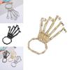 Punk Skeleton Hand Bracelet For Women With Alloy Metal Gothic Halloween Jewelry