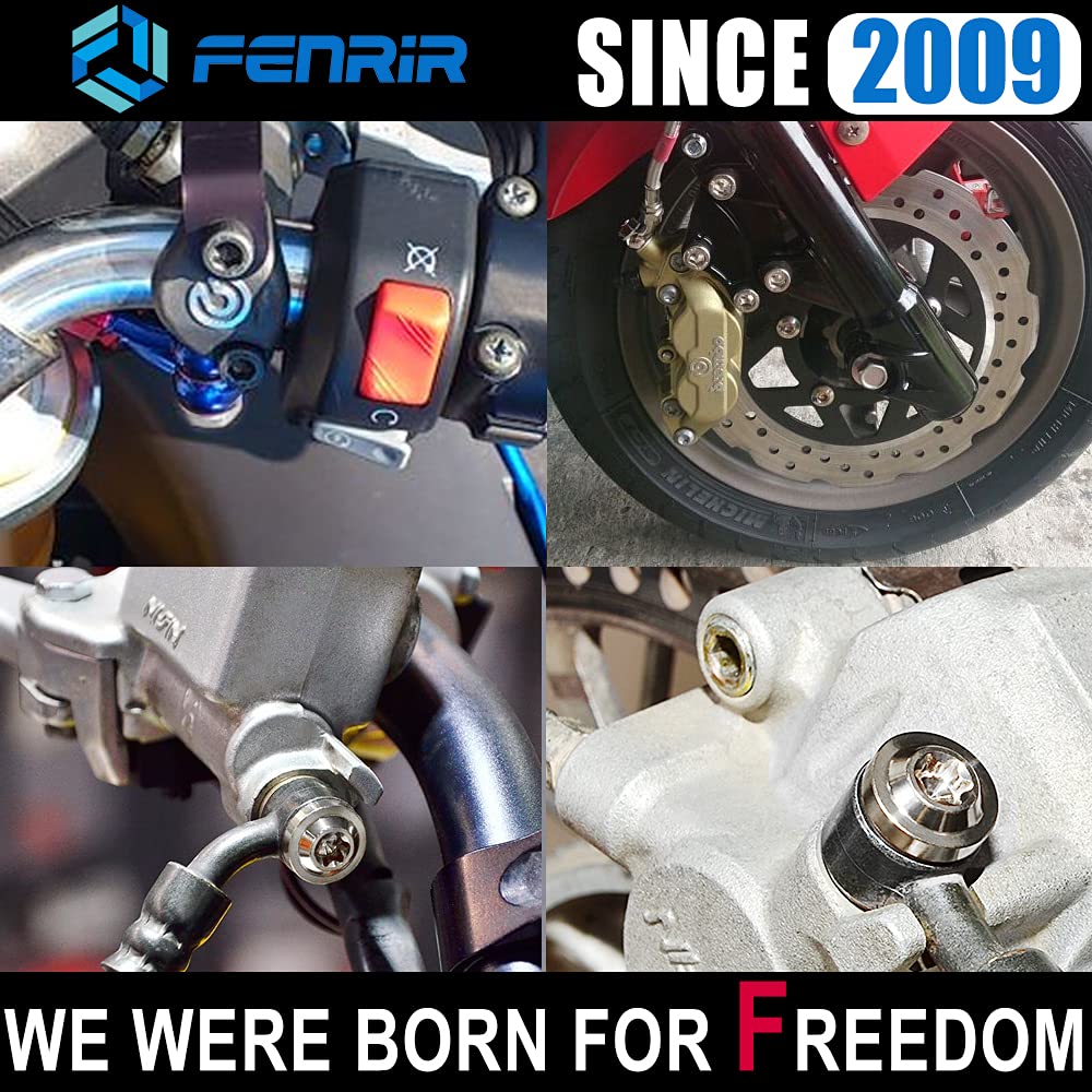 FENRIR M10XP1.25 Banjo Bolt Double Stainless Steel 304 Stainless Steel