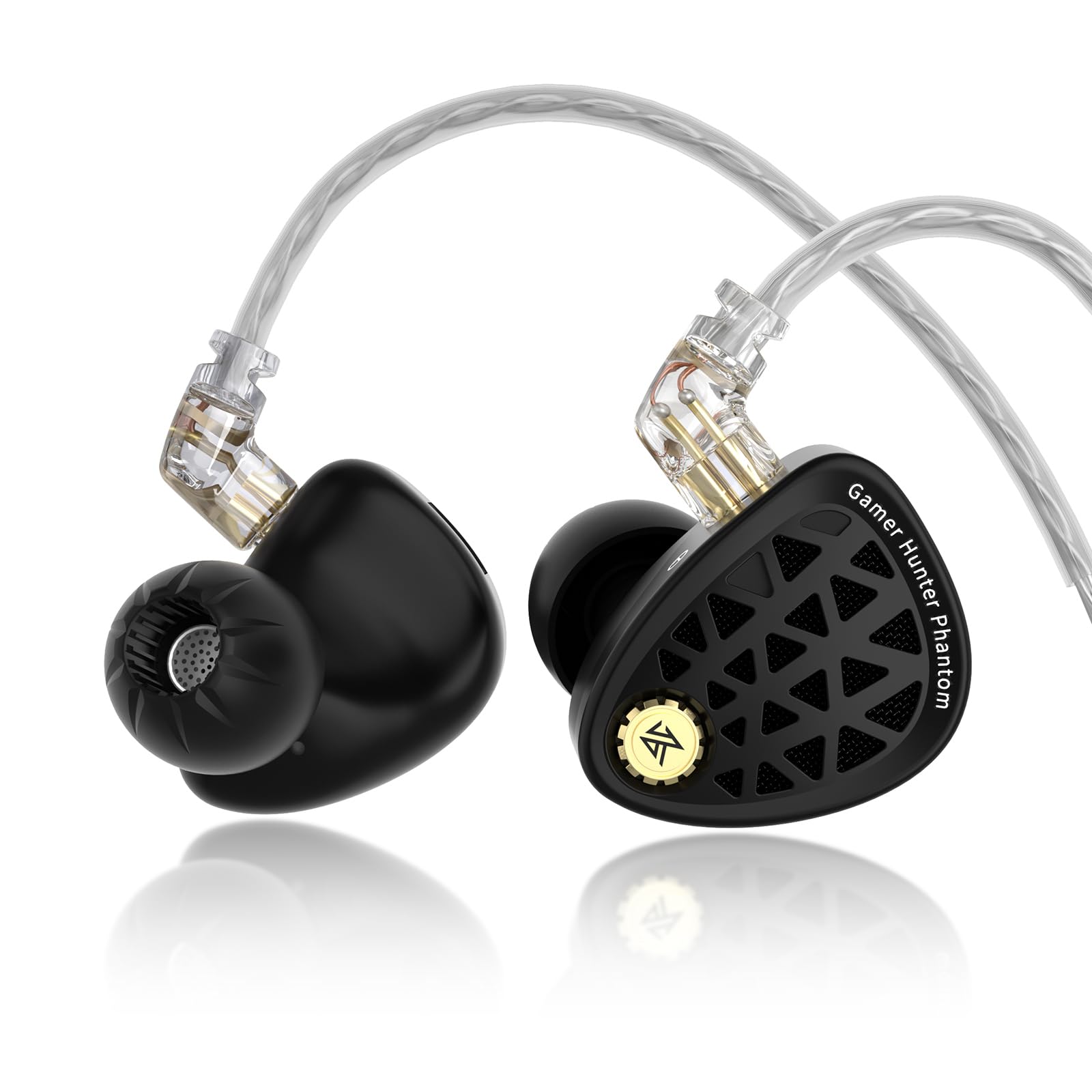 

KZ Phantom Gaming with Deep Excellent Noise Comfortable Inline for and Games with Earphones, Wired, In-Ear, Microphone, Bass, High-Resolution Audio,