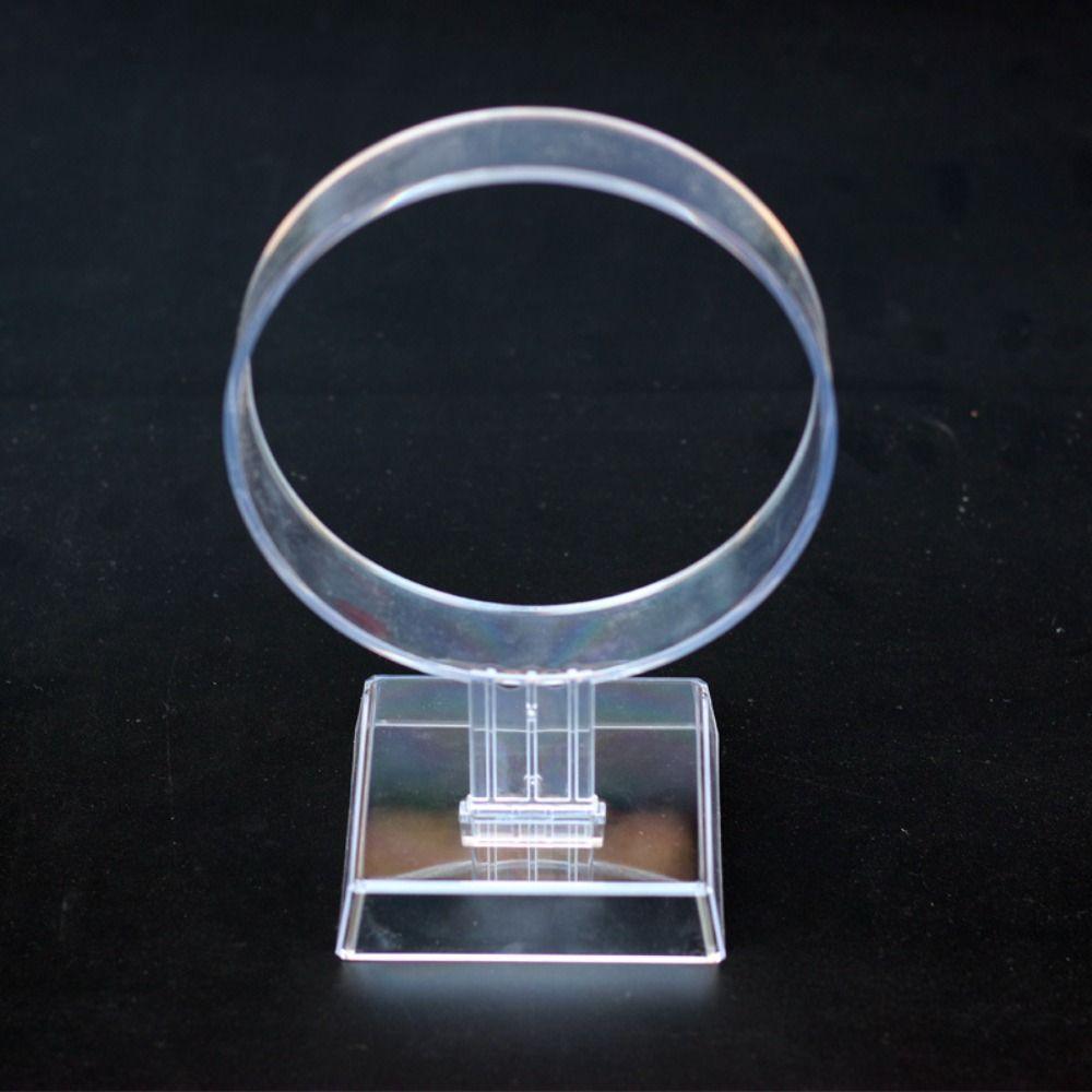 Round Headwear Rack Clear Headgear Holder Fashion Headband Display Stand Women