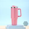 Large Capacity 40oz Insulated Stainless Steel Car Cup with Handle - Portable Outdoor Ice King Cup