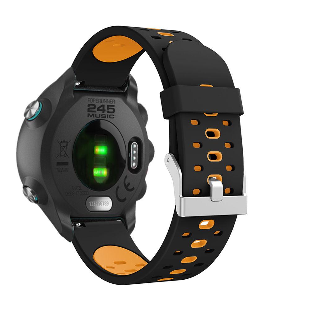 Watch strap for Garmin Forerunner 245 / 245M /Vivoactive 3 soft silicone Smart watches bands for Forerunner 645 Music Wristbands