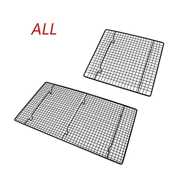 Kitchen baking tools Stainless Steel Cooling Roasting Rack Heavy Duty Thick-Wire Grid for cooking Jelly Roll Pan Oven