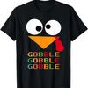 Süßes Gobble Gobble Truthahn Pilger Kleine Jungen Thanksgiving T-Shirt