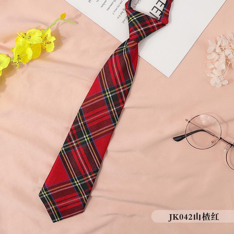 Japanese Plaid Black Bow Tie Collar Rope Women'S Necktie College Wind Streamer Jk Bow Shirt Ins Sailor Suit