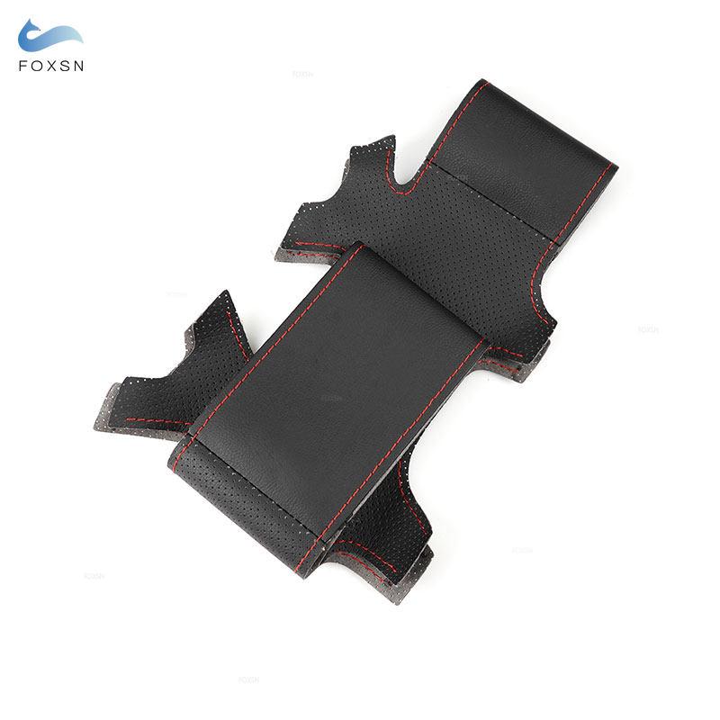 Car Accessories Steering Wheel Cover Leather Trim For Ford Mondeo 2007 2008 2009 2010 2011 2012 2013 2014 Galaxy S-Max 2006-2014