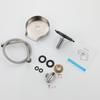 Stainless Steel Press Faucet & Cup Rinser Set