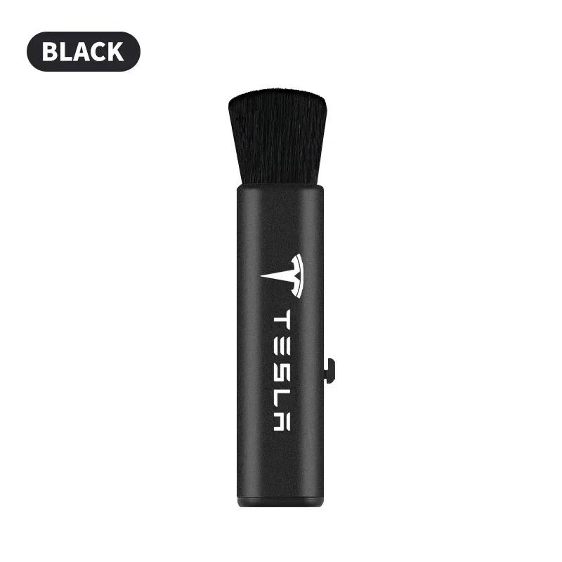

Car Sticker 2025 New Tesla Car Retractable Dust Brush Air Outlet Cleaning Brush For Tesla Model 3 Roadster Y Bonina Juguete Cybe