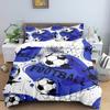 Cool Football Soccer 3D Bedding Set Duvet Cover Pillowcases Comforter Bed Linen Room Decor For Boys Gift Twin Queen King Size