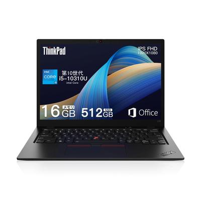 Generalüberholtes Lenovo ThinkPad L13 Laptop mit Core i5 der 10. Generation, 16 GB, 512 GB, IPS, leicht, Windows 11 Pro, Office, Prozessor, RAM, SSD, 13,3-Zoll