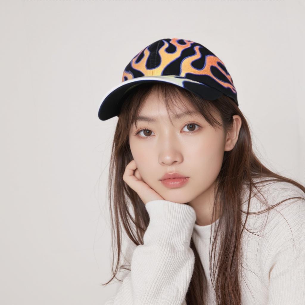 Nike Structured OG Flame Cap Black Unisex Hats HV6642-010