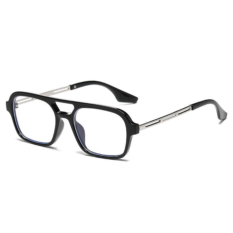 Modische Koreanische Doppelsteg-Sonnenbrille mit Personalisierter Aussparung Trendige Sonnenbrille für Damen und Herren