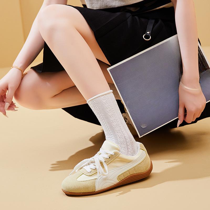 New Fashionable Thick-soled Sports Single Shoes for Women From De Xun Shoes