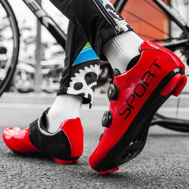 Men Road Cycling Boots Bikes Shoe Sport Lock Cleats Speed Racing Bicycle Shoes Unisex MTB Sneaker Male Cycle Women Sneakers