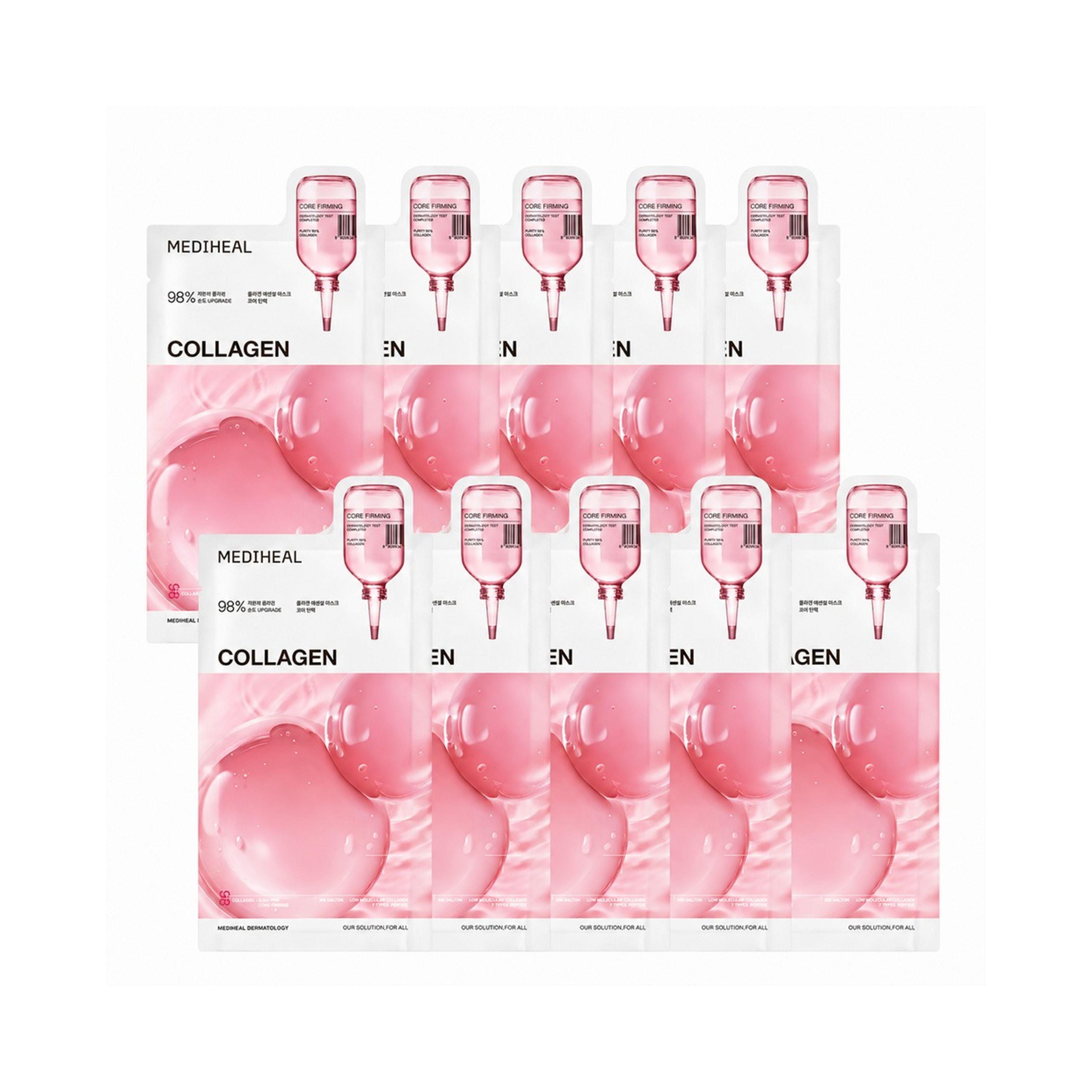 MEDIHEAL Collagen Essential Mask Core Firming Sheet Mask 10 Sheets 10sheets