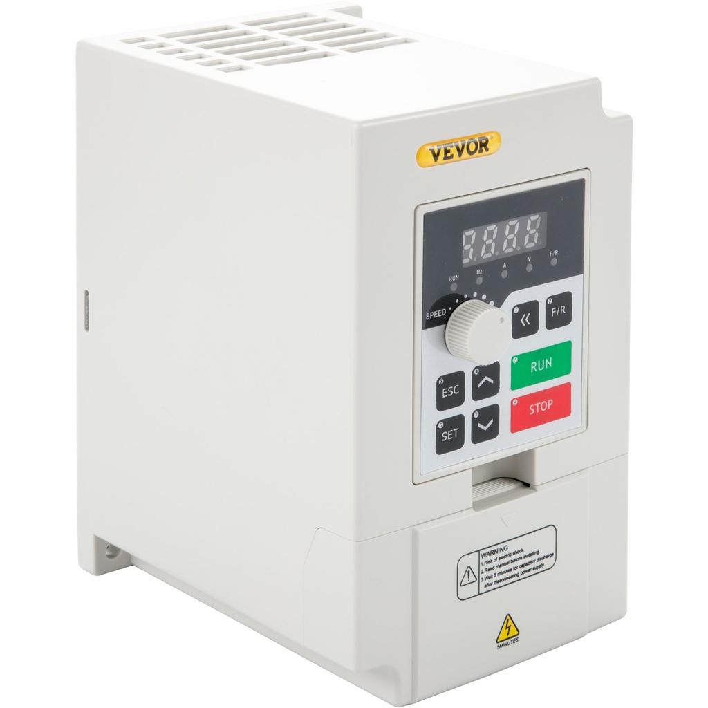 Variable Frequency Drive, AC 220V Input 3KW Variable Frequency CNC Drive Inverter Converter, VFD 4HP 1 or 3 Phase Input, 3 Phase Output, CNC Motor