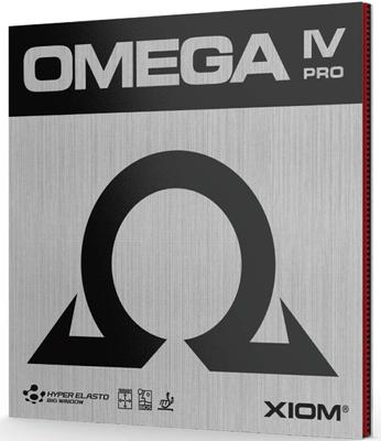 XION Table Tennis Rubber Soft Back Omega 4 Pro Red 10291 2.0
