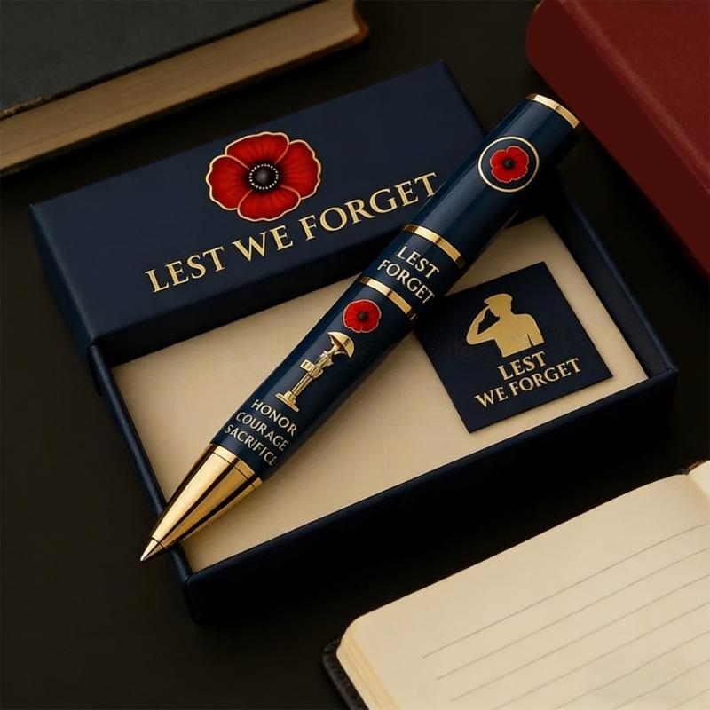 Metal Gel Pen Honoring Americans 250th Anniversary Comfortable Grip Pen for Office and Collection
